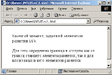 Элемент DIV